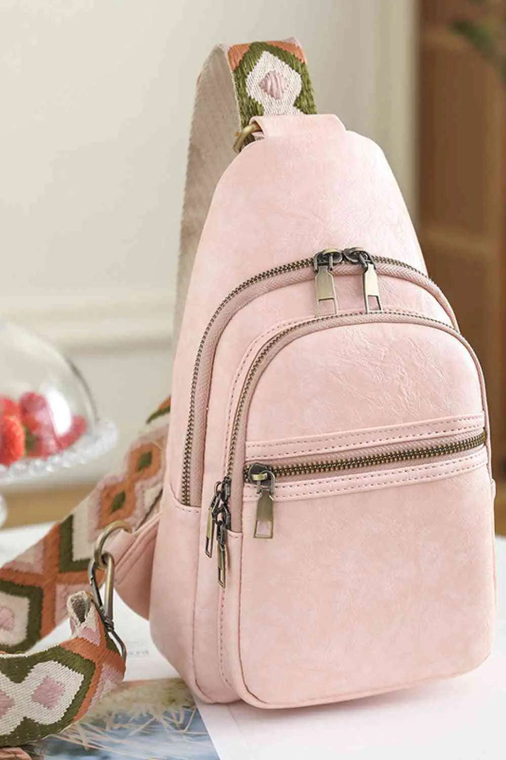 Adored Vegan Leather Sling Bag