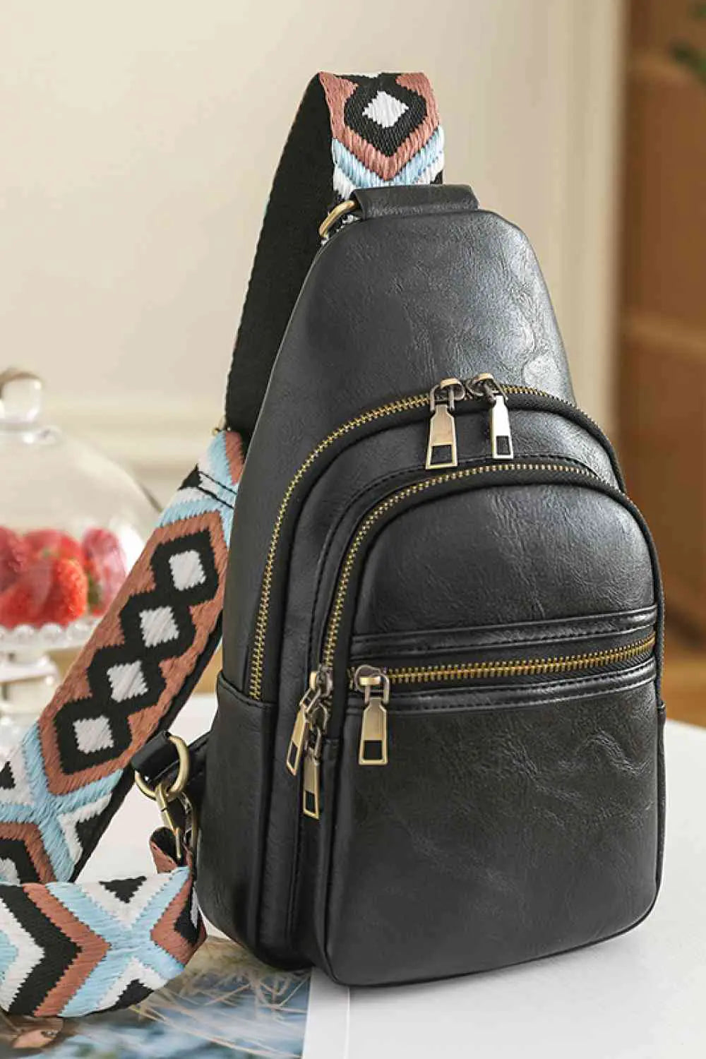 Adored Vegan Leather Sling Bag