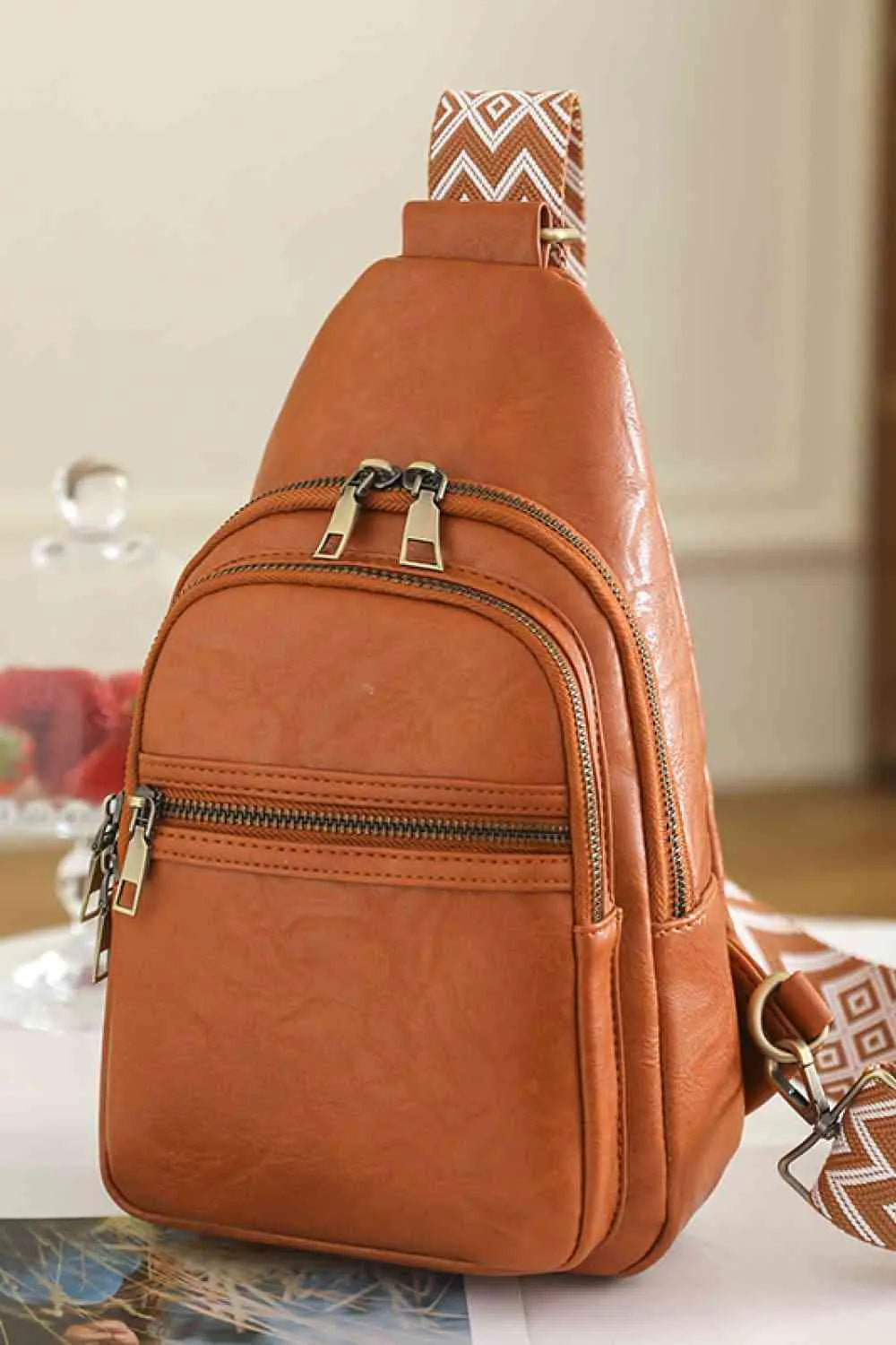 Adored Vegan Leather Sling Bag