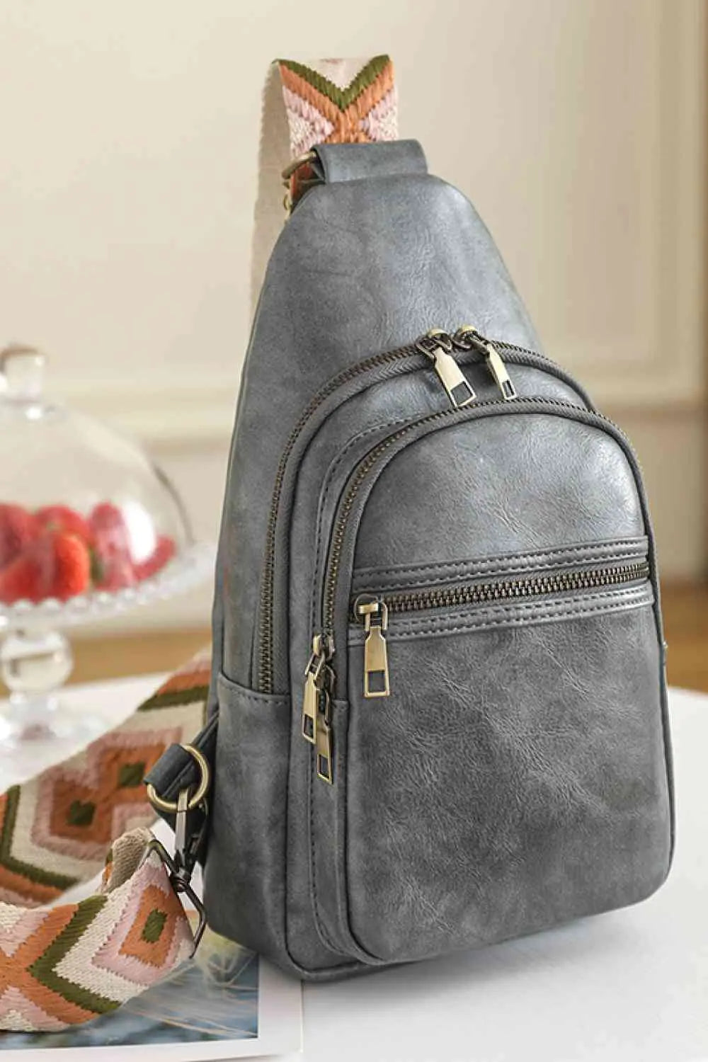 Adored Vegan Leather Sling Bag