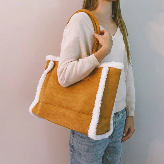 Teddy Cozy Tote Shoulder Bag