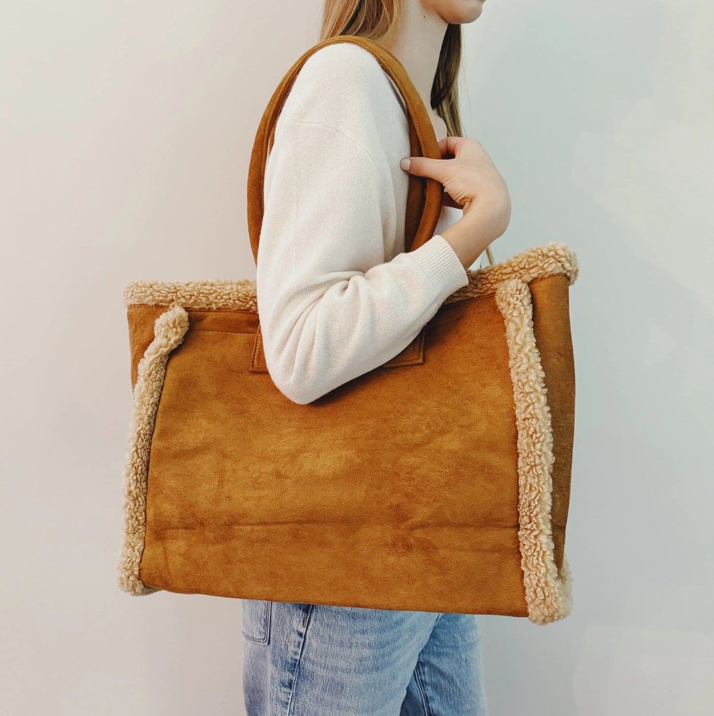 Teddy Cozy Tote Shoulder Bag